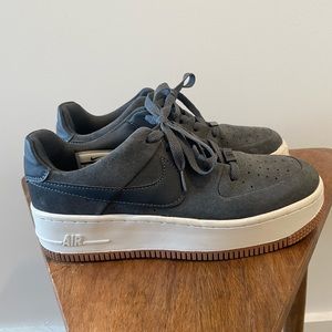 Nike suede platform air force 1